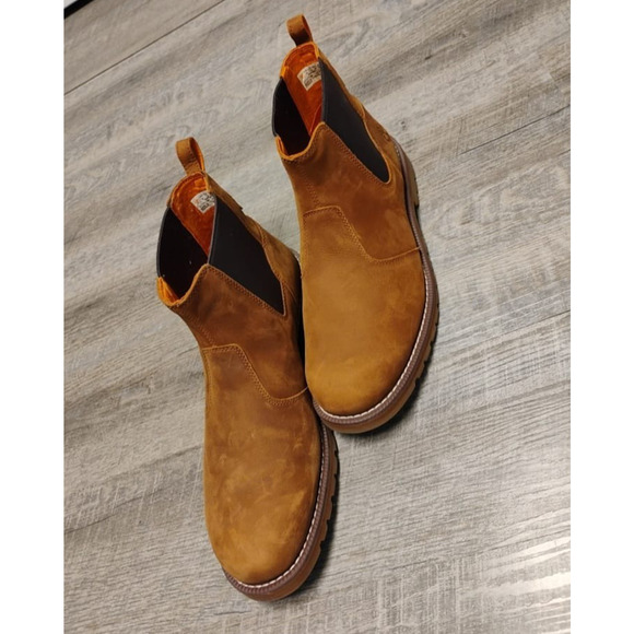 Mens Timberland Premium Leather Redwood Falls Chelsea Boot sz 12 WHEAT GRIPSTICK main image 10